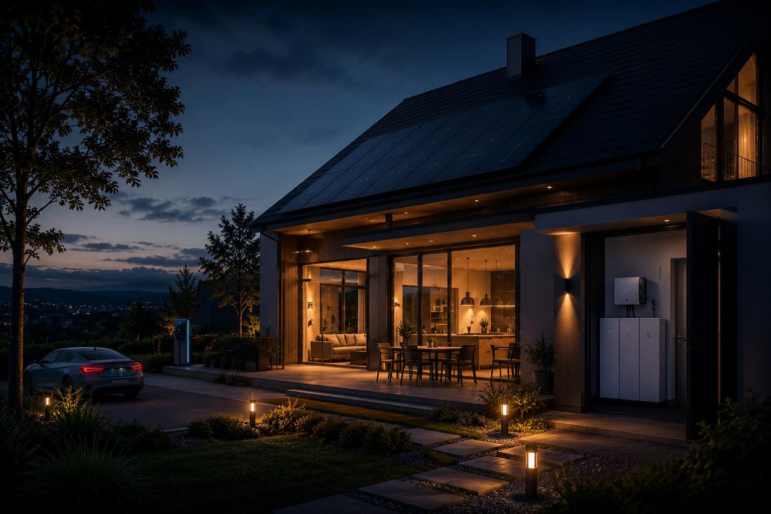 Domowy magazyn energii połączony z nowoczesnym systemem zasilania